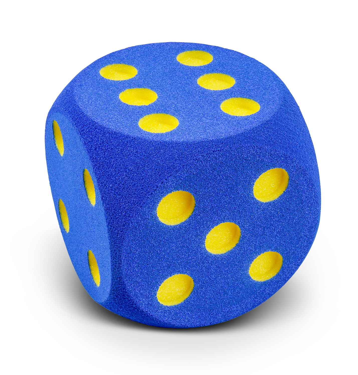 VOLLEY ® Schaumstoffwürfel - 16 cm - Blau - Deutscher Würfel aus