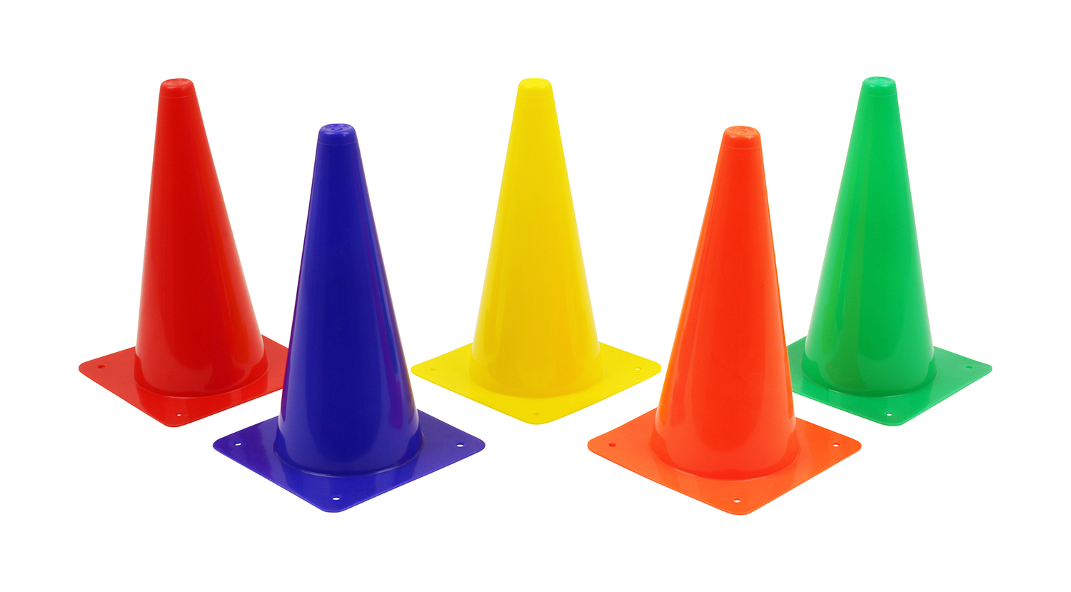 Professional Hat Shaped Cones for Sports 30 CM Blue Yellow Orange