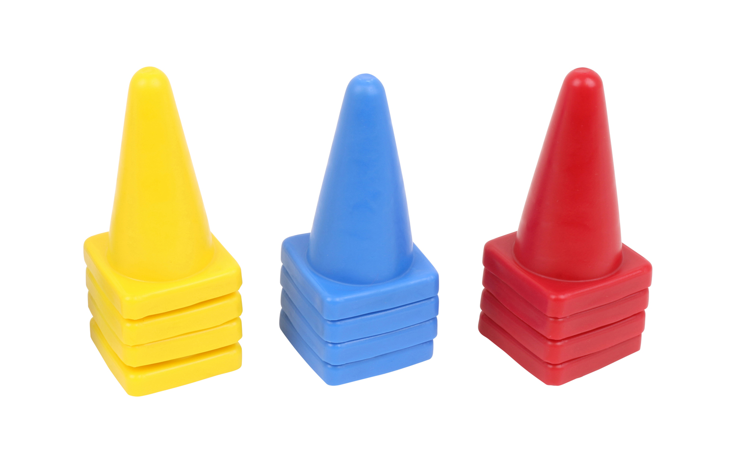 Small IAAF Athletics Cones for Track and Field Set of 4 Blue