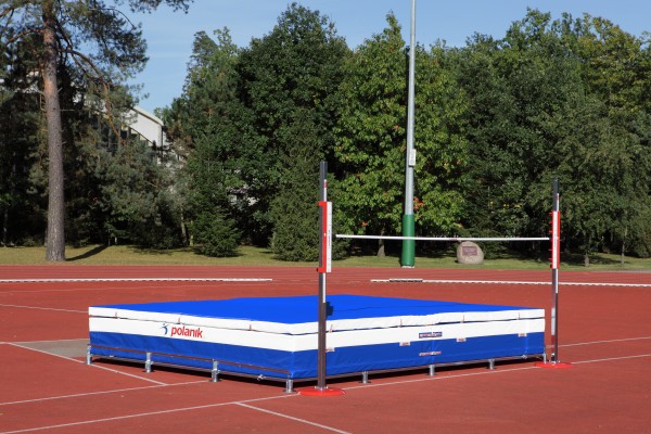 Colchoneta de Polanik para el salto de altura - escuela Equipamiento Deportivo