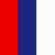 Rouge, bleu et blanc