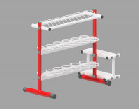 Polanik Porte-poids mobile et statique polyvalent pour équipement de lancer Polanik Porte-poids mobile et statique polyvalent pour équipement de lancer