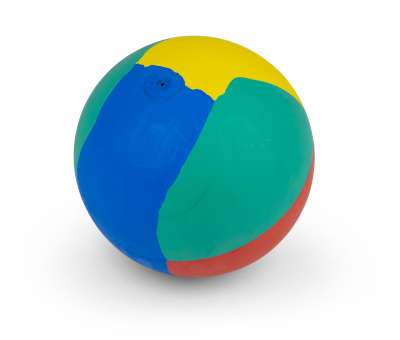 WV Goalball pour Les Malvoyants - 1250 grammes - 25 cm - Bleu