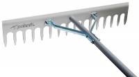 Polanik Râteau en aluminium avec raclette pour fosses à sable Polanik Râteau en aluminium avec raclette pour fosses à sable