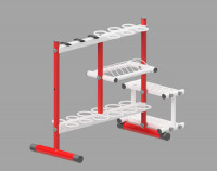 Polanik Porte-poids mobile et statique polyvalent pour équipement de lancer Polanik Porte-poids mobile et statique polyvalent pour équipement de lancer