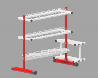 Polanik Porte-poids mobile et statique polyvalent pour équipement de lancer Polanik Porte-poids mobile et statique polyvalent pour équipement de lancer