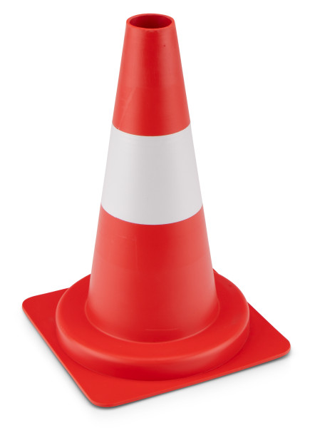 Sturdy training cone - red and white