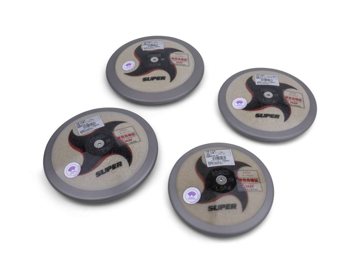 Disque De Compétition Ultra Spin Gold HAEST Nelco - 1,5 Kg IAAF - Pour Lanceurs Confirmés