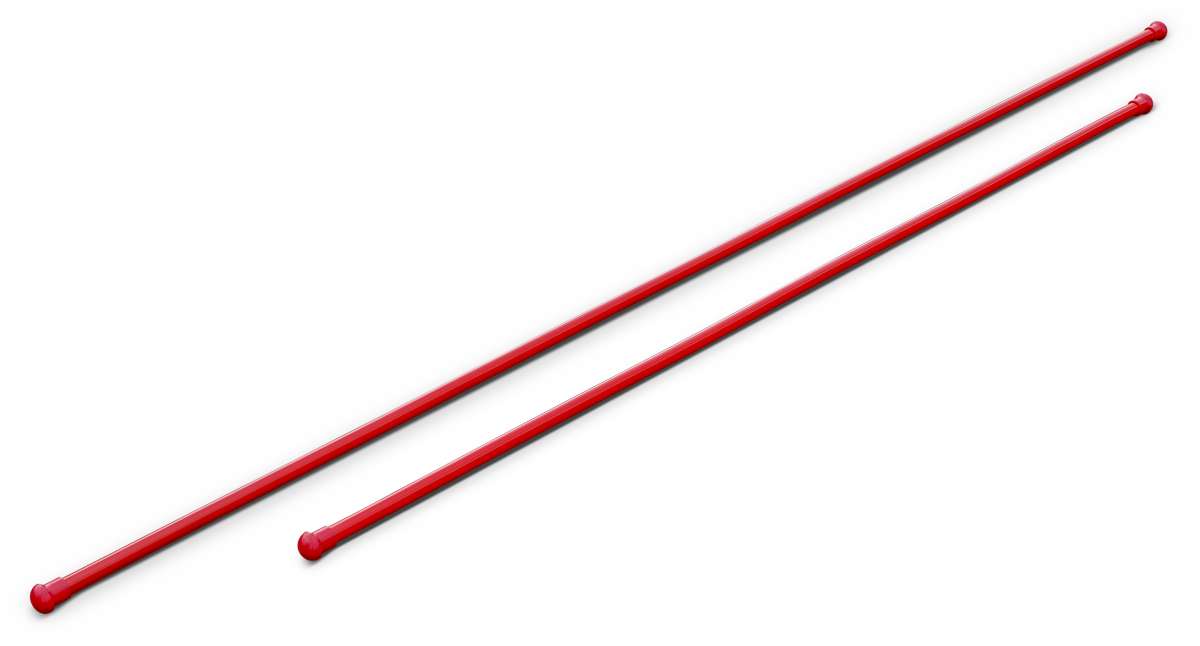 Bouchon De Perche De Saut HAEST Pour Enfants – Rouge, Diamètre 24-25 Mm, Plastique Flexible, Sécurité Et Visibilité