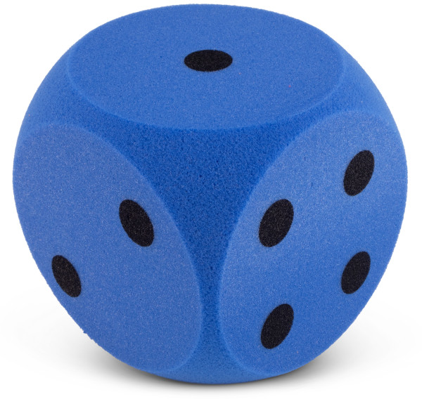 Volley® Schaumstoffwürfel mit schwarzen Augen