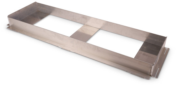 Cassetta porta asse per assi di battuta - 122 × 34 × 10 cm