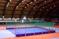 Polanik beschermnet voor indoor kogelstoten Polanik beschermnet voor indoor kogelstoten