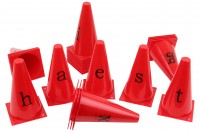 Alphabetised Cones from A to Z - 23 cm Alphabetised Cones from A to Z - 23 cm