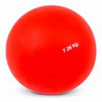 Rode indoor stootkogel met stevig kunststof omhulsel Rode indoor stootkogel met stevig kunststof omhulsel