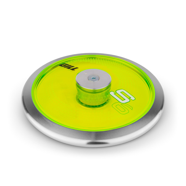 Disco de competición Gill S6 con discos laterales transparentes - 1,60 kg