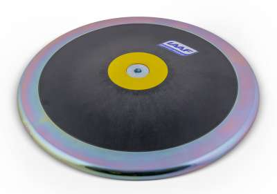 Disque Viking Athlétisme Nordic 0,60 Kg - Poids Jante 66%, Surface Rugueuse, Pour Jeunes Athlètes, Couleur Orange