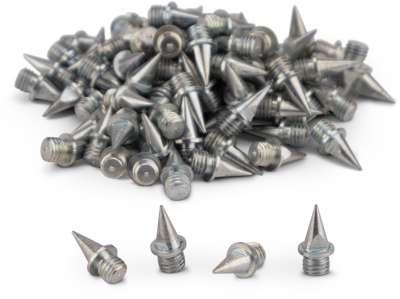 Set 16 Chiodi Da Pista In Acciaio 7 Mm – Per Scarpe Da Corsa, Sprint 100-400 M, Filettatura 5 Mm