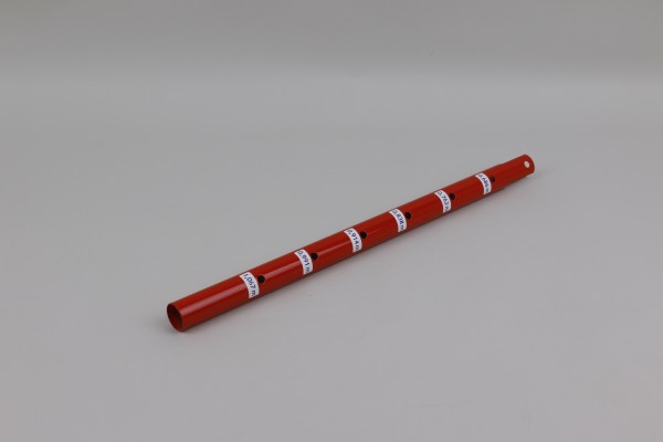 Tubo telescópico rojo Polanik para vallas de entrenamiento