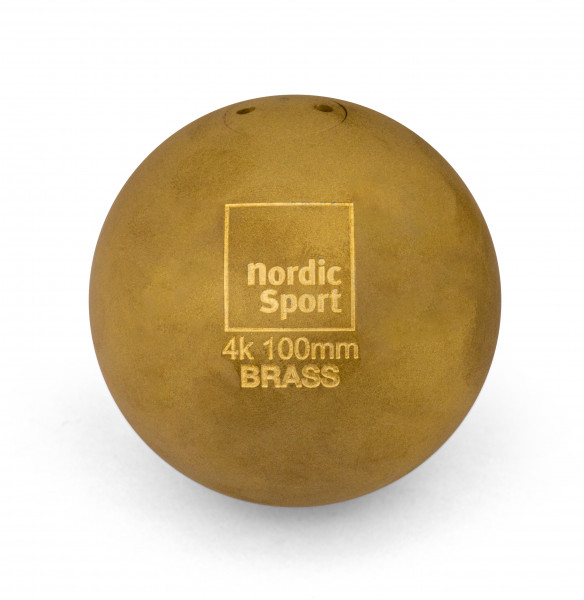 Nordic Wettkampfstoßkugel Brass Matt aus Messing