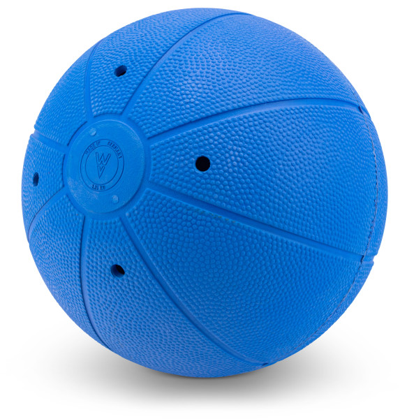WV Goalball bleue à clochettes - 1250 g - 25 cm